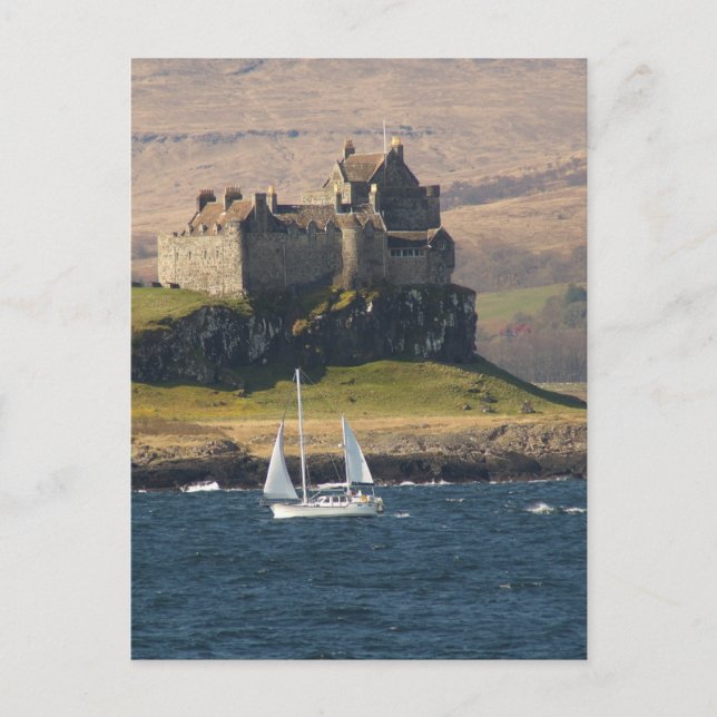 Cartão Postal Duart Castle Scotland (Frente)