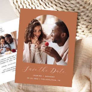 Cartão Postal Duas Arcas de Fotografia Terracotta Código QR Salv