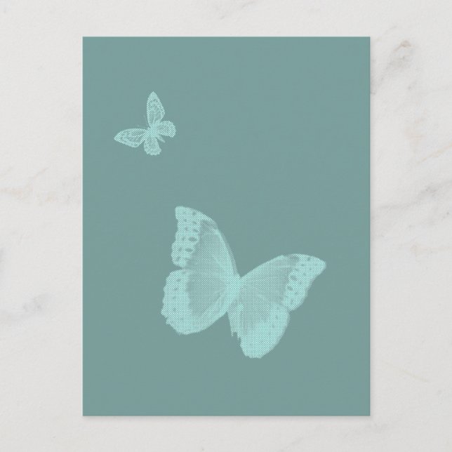 Cartão Postal Duas Borboletas (Frente)