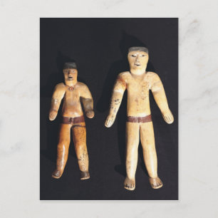 Cartão Postal Duas Estatuetas Masculinas, Cultura Recuay