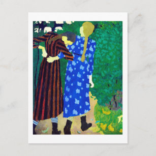 Cartão Postal Duas Meninas, Edouard Vuillard