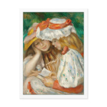 Duas Meninas Lendo por Renoir