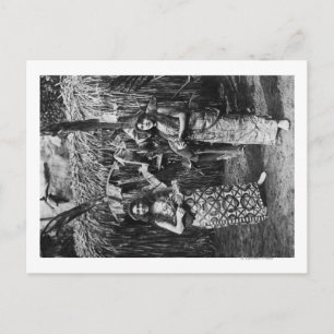 Cartão Postal Duas mulheres havaianas com fotografia de Ukalalee