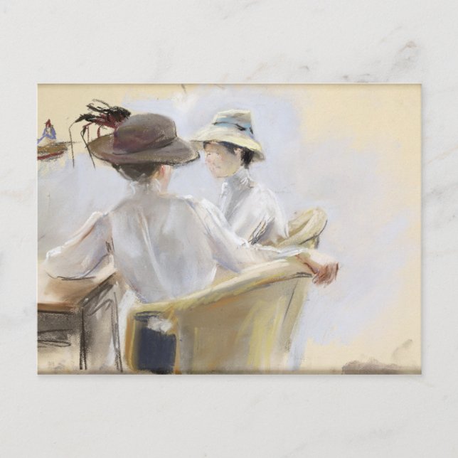 Cartão Postal Duas Senhoras pela Água (Frente)