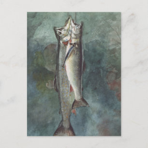 Cartão Postal Duas Trutas