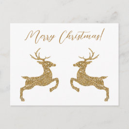 Cartão Postal Duas Vezes Em Largura Amarela Faux Com Texto Perso