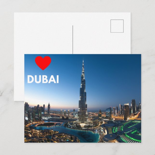 Cartão Postal Dubai (Frente/Verso)