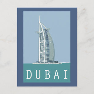 Cartão Postal Dubai Burj al Arab