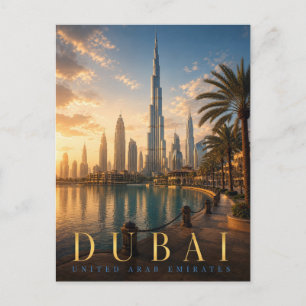 Cartão Postal Dubai Burj Khalifa REALMS