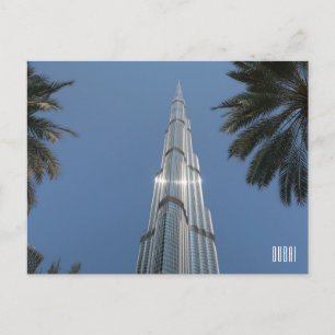 Cartão Postal Dubai Emirados Árabes Unidos Burj Khalifa