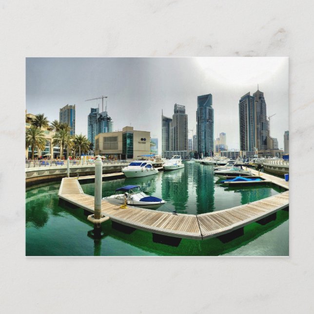 Cartão Postal Dubai Marina (Frente)