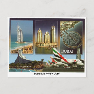 Cartão Postal Dubai Multy View 2010