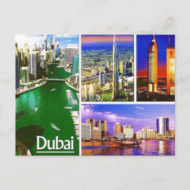 CARTÃO POSTAL DUBAI POR MOJISOLA A GBADAMOSI OKUBULE (Frente)