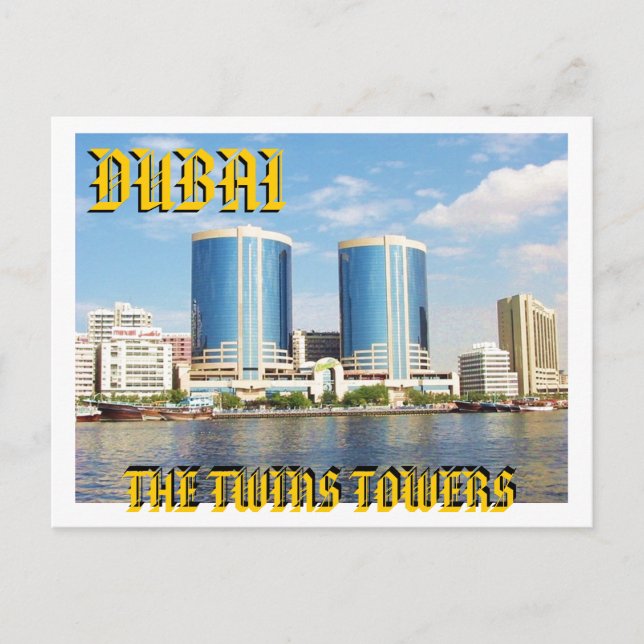 CARTÃO POSTAL DUBAI POR MOJISOLA A GBADAMOSI OKUBULE (Frente)