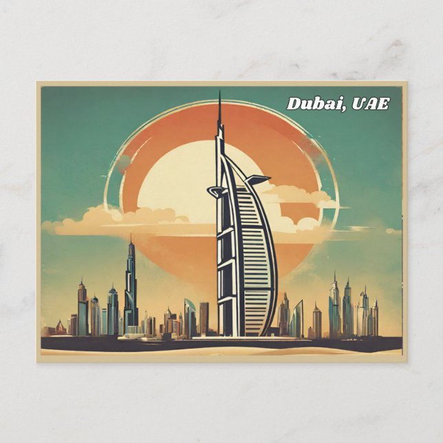 Cartão Postal Dubai UAE (Frente)