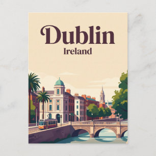 Cartão Postal Dublin Irlanda