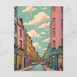 Cartão Postal Dublin Irlanda antiga