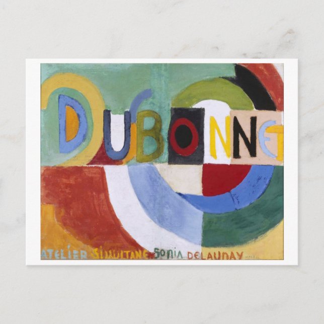 Cartão Postal Dubonnet | Sonia Delaunay | (Frente)