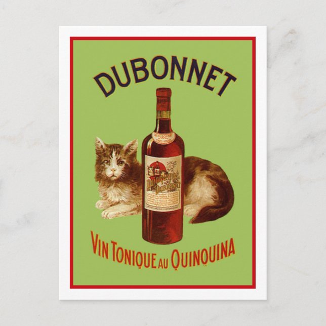 Cartão Postal Dubonnet vin Tonique au Quinquina (Frente)