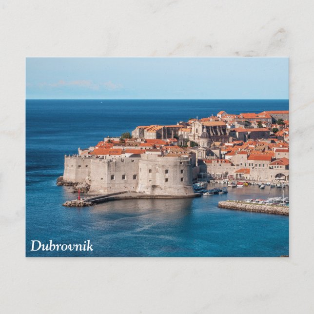 Cartão Postal Dubrovnik, Croácia (Frente)
