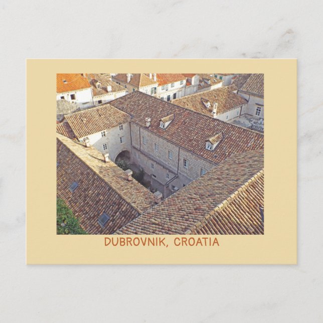CARTÃO POSTAL DUBROVNIK, CROÁCIA (Frente)