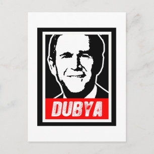 CARTÃO POSTAL DUBYA