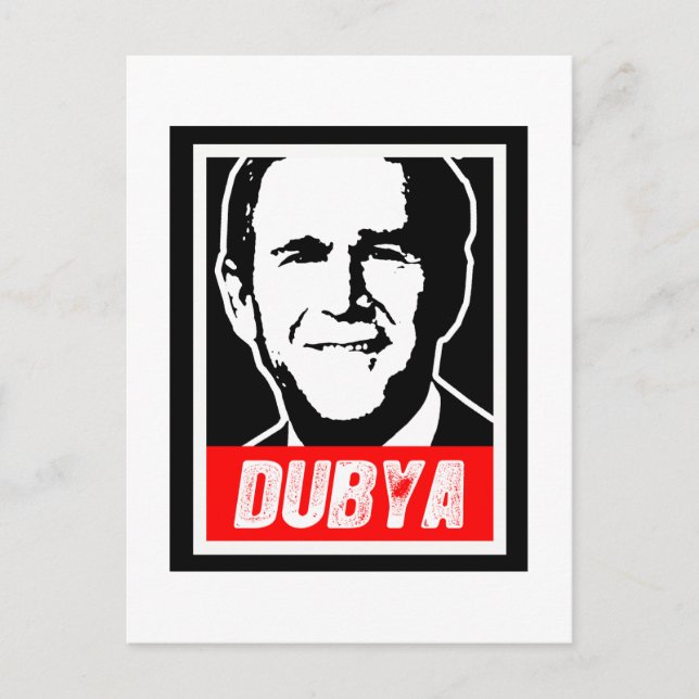 CARTÃO POSTAL DUBYA (Frente)