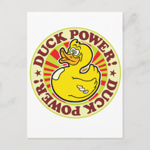 Cartão Postal Duck Power!