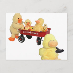 Cartão Postal Ducky Flyer