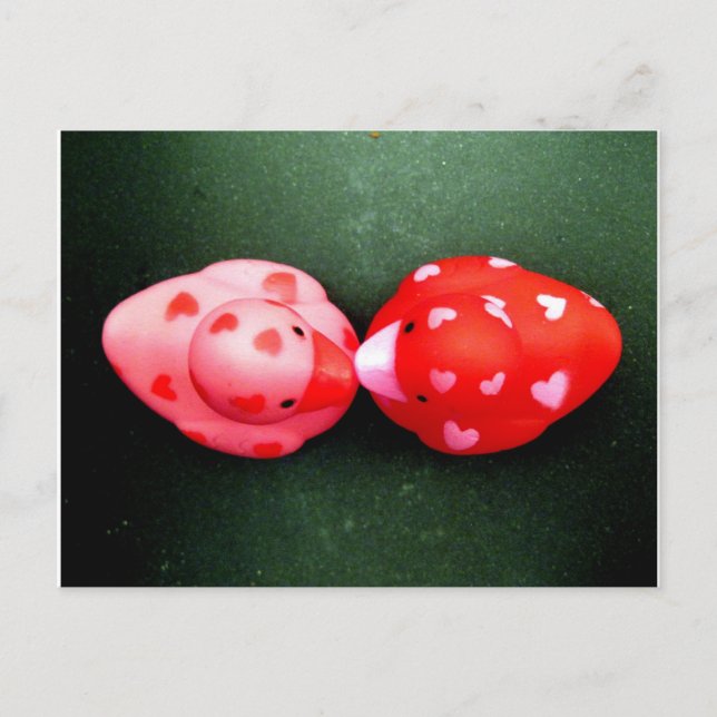 Cartão Postal Ducky Love (Frente)