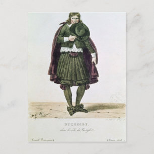 Cartão Postal Ducroísmo no título papel de Tartuffe