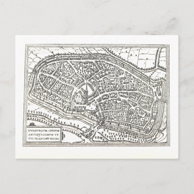 Cartão Postal Duisburg: 1666 (Frente)