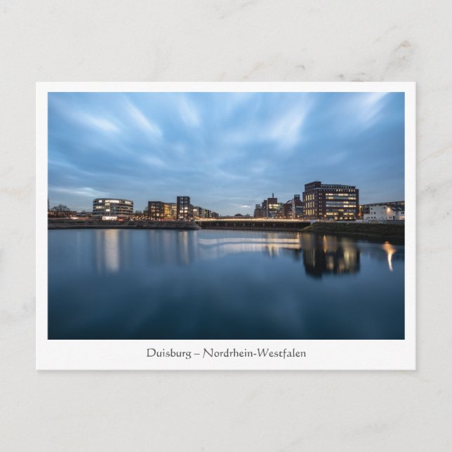 Cartão postal Duisburg Alemanha (Frente)