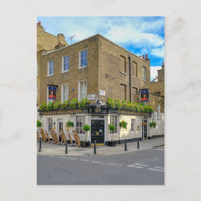 Cartão Postal Duke of Wellington, Belgravia, Cartão-postal de Lo (Frente)