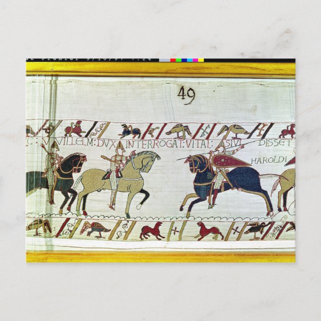 Cartão Postal Duke William pergunta Vital (Frente)