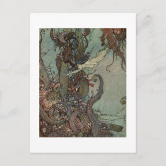 Cartão Postal Dulac é a Pequena Sereia