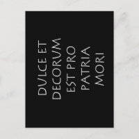 Dulce et decorum est pro patria mori