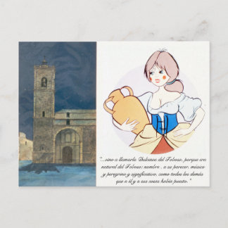 Cartão Postal Dulcinea del Toboso por @QUIXOTEdotTV