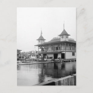 Cartão Postal Duluth Boat Club: 1906