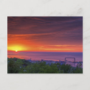 Cartão Postal Duluth Sunrise