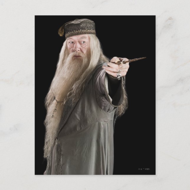 Cartão Postal Dumbledore (Frente)