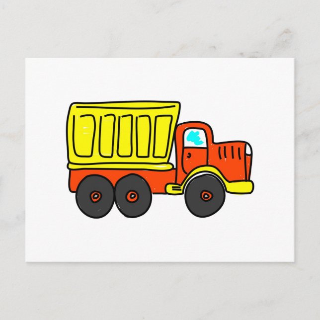 Cartão Postal Dump Truck (Frente)