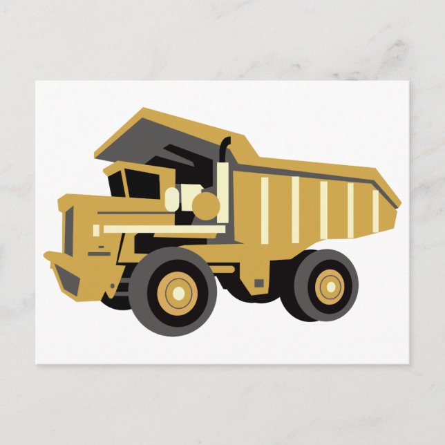Cartão Postal Dump Truck (Frente)
