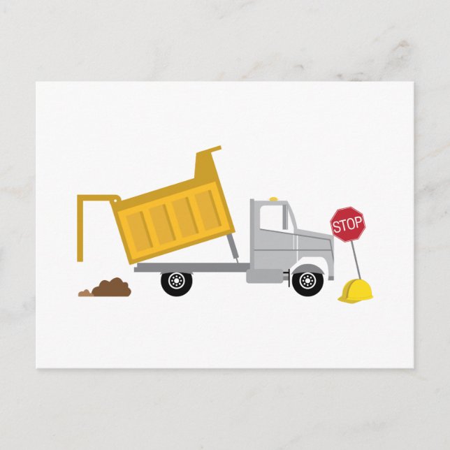 Cartão Postal Dump Truck (Frente)