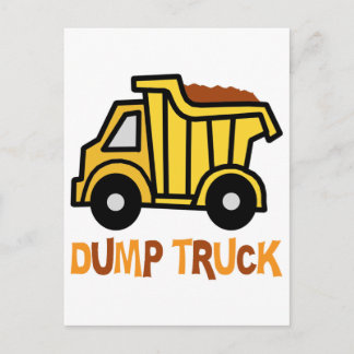 Cartão Postal Dump Truck