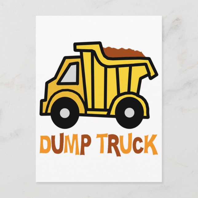 Cartão Postal Dump Truck (Frente)