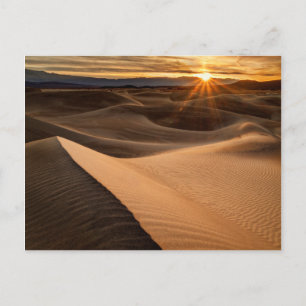 Cartão Postal Dunas de Areia Dourada, Vale da Morte, CA