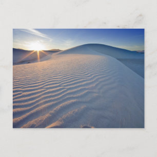 Cartão Postal Dunas de areia no Monumento Nacional White Sands e