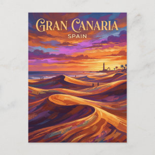 Cartão Postal Dunas de Maspalomas Espanha