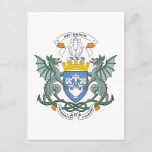 Cartão Postal Dundee Casaco das Armas